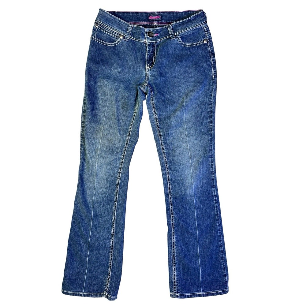 Wrangler Booty Up Carolina Breakaway Bootcut Denim Jeans Womens 7/8x32 / 32x32